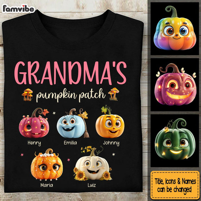 Personalized Gift For Grandma Pumpkin Patch Shirt - Hoodie - Sweatshirt 34787 1