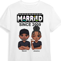 Personalized Gift For Couple Married Since Shirt - Hoodie - Sweatshirt 34803 thumb 1