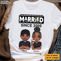 Personalized Gift For Couple Married Since Shirt - Hoodie - Sweatshirt 34803 thumb 1