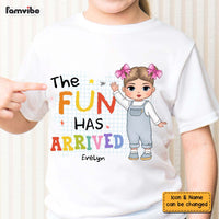 Personalized Gift For Grandson The Fun Has Arrived Kid T Shirt - Kid Hoodie - Kid Sweatshirt 34814 thumb 1