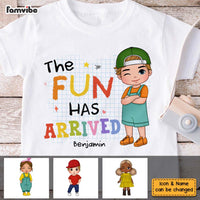 Personalized Gift For Grandson The Fun Has Arrived Kid T Shirt - Kid Hoodie - Kid Sweatshirt 34814 thumb 1