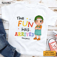 Personalized Gift For Grandson The Fun Has Arrived Kid T Shirt - Kid Hoodie - Kid Sweatshirt 34814 thumb 1