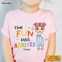 Personalized Gift For Grandson The Fun Has Arrived Kid T Shirt - Kid Hoodie - Kid Sweatshirt 34814 thumb 1