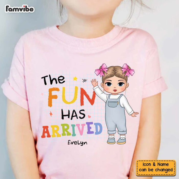 Personalized Gift For Grandson The Fun Has Arrived Kid T Shirt - Kid Hoodie - Kid Sweatshirt 34814 1