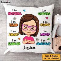 Personalized Gift For Kid Girl I Am Kind Pillow 34818 thumb 1