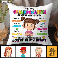 Personalized Gift For Kid Girl You Are In My Heart Pillow 34823 thumb 1