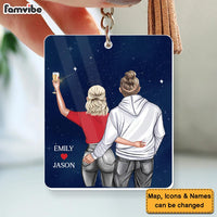 Personalized Gift For Couple Always Under The Same Sky Acrylic Keychain 34838 thumb 1