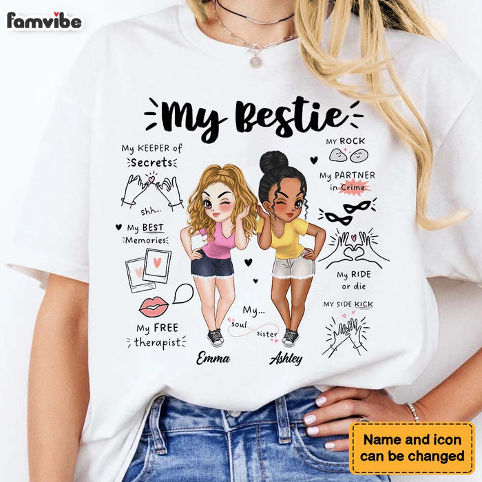 Personalized Gift For Friends Forever My Memories My Soul Sister Shirt - Hoodie - Sweatshirt 34847 1