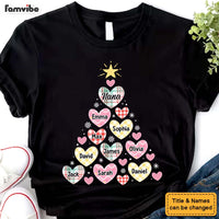 Personalized Gift for Grandma Heart Christmas Tree Shirt - Hoodie - Sweatshirt 34854 thumb 1