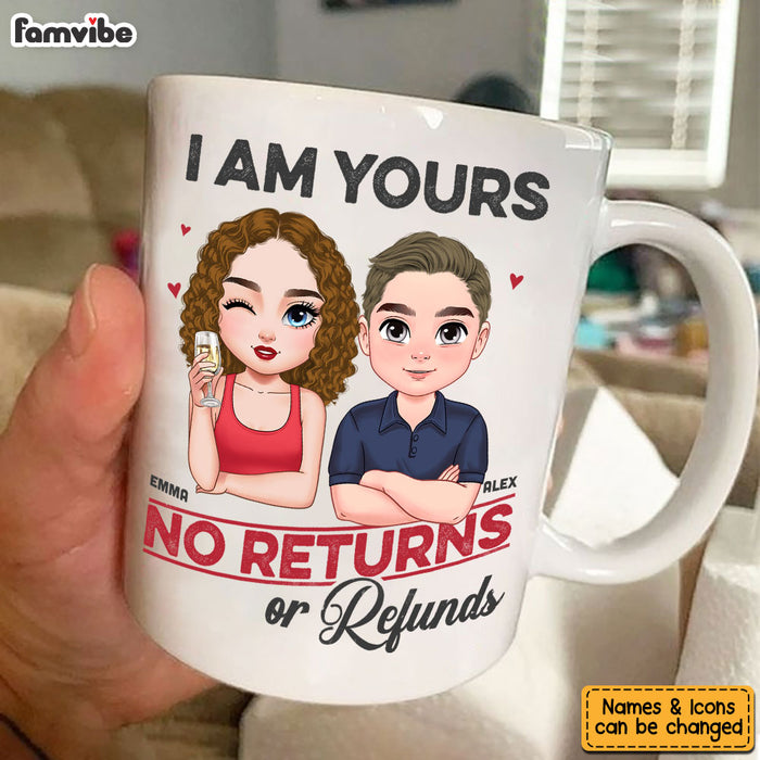 Personalized Gift For Couple I'm Your No Returns Or Refunds Mug 34857 1