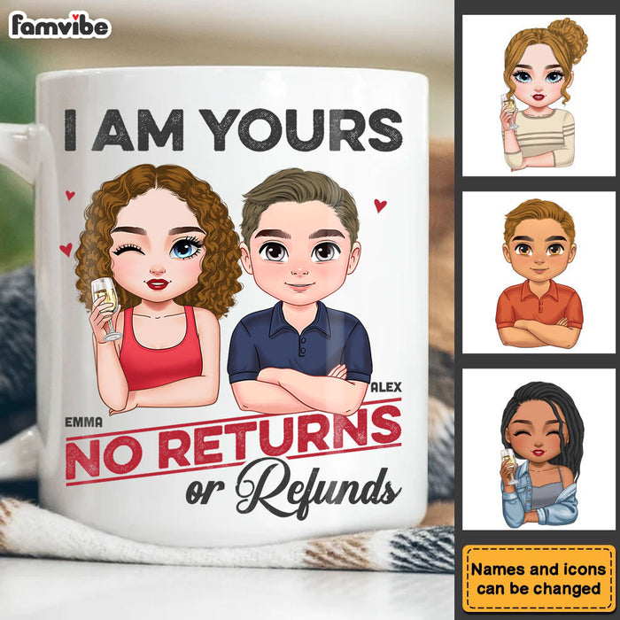 Personalized Gift For Couple I'm Your No Returns Or Refunds Mug 34857 1