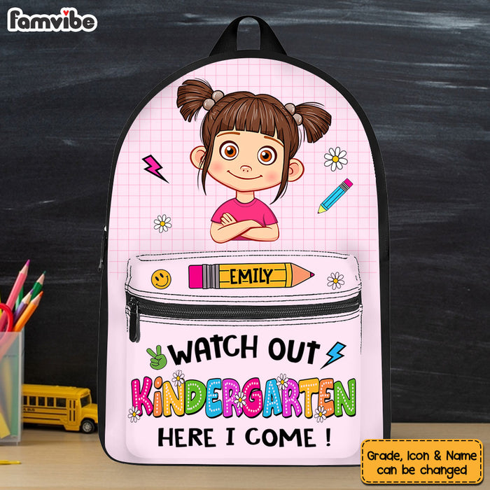Personalized Gift For Kid Girl Back To School BackPack 34861 1