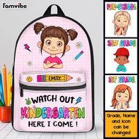 Personalized Gift For Kid Girl Back To School BackPack 34861 thumb 1