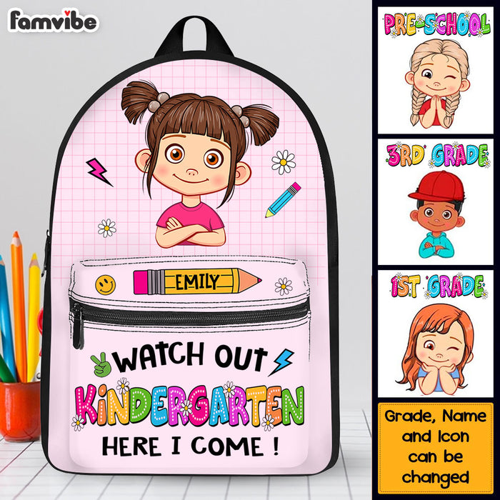 Personalized Gift For Kid Girl Back To School BackPack 34861 1