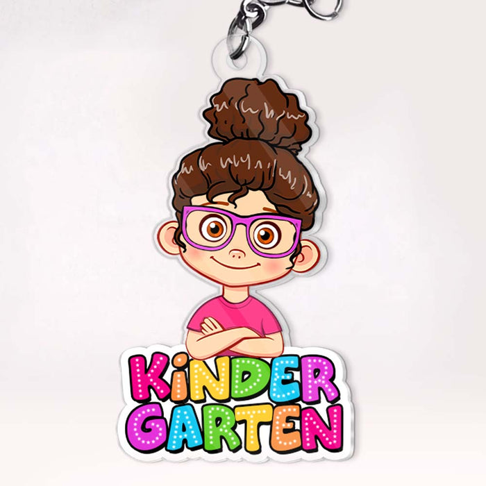 Personalized Gift For Kid Back To School Acrylic Keychain 34862 1