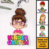 Personalized Gift For Kid Back To School Acrylic Keychain 34862 thumb 1