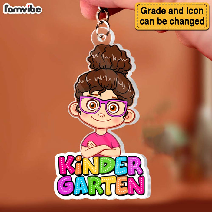 Personalized Gift For Kid Back To School Acrylic Keychain 34862 1