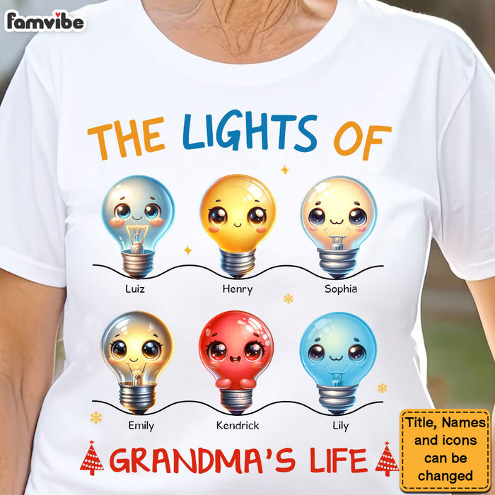 Personalized Gift For Grandma The Lights of life Shirt - Hoodie - Sweatshirt 34863 1