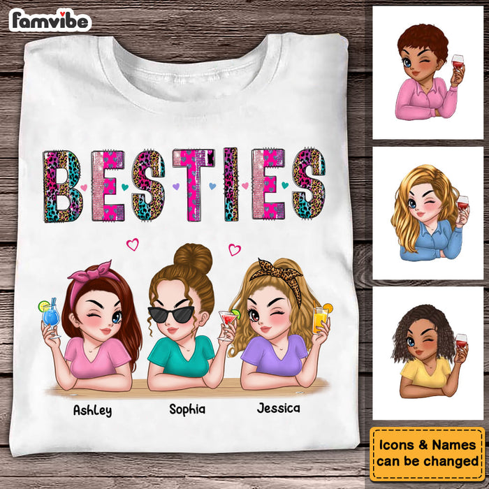 Personalized Gift For Friends Besties Sistas Together Shirt 34865 1