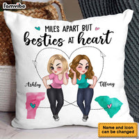 Personalized Gift For Friends B*sties At Heart Pillow 34872 thumb 1