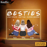 Personalized Gift For Friends Memories Plaque LED Lamp Night Light 34874 thumb 1