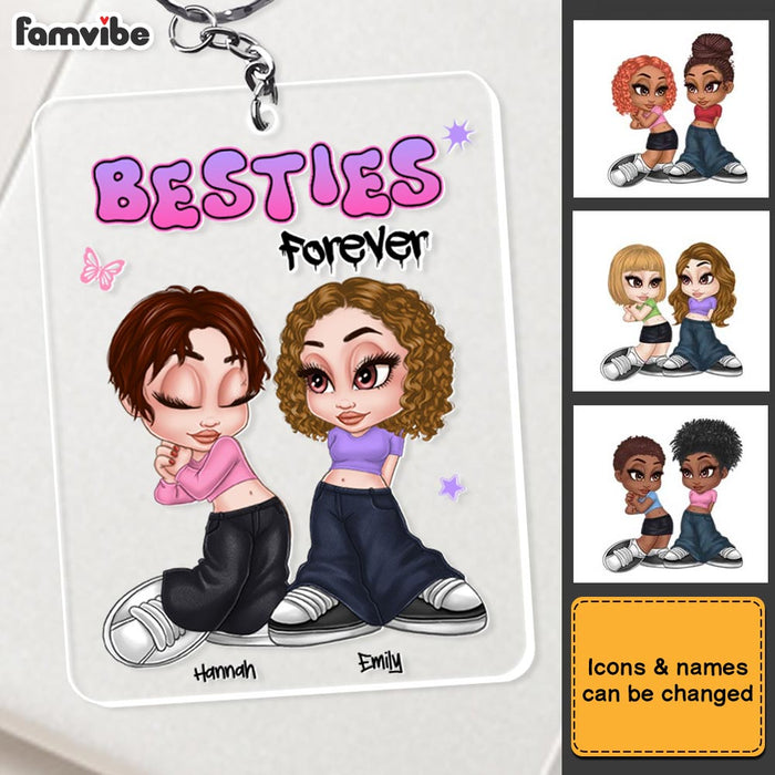Personalized Friends Forever Acrylic Keychain 34880 1