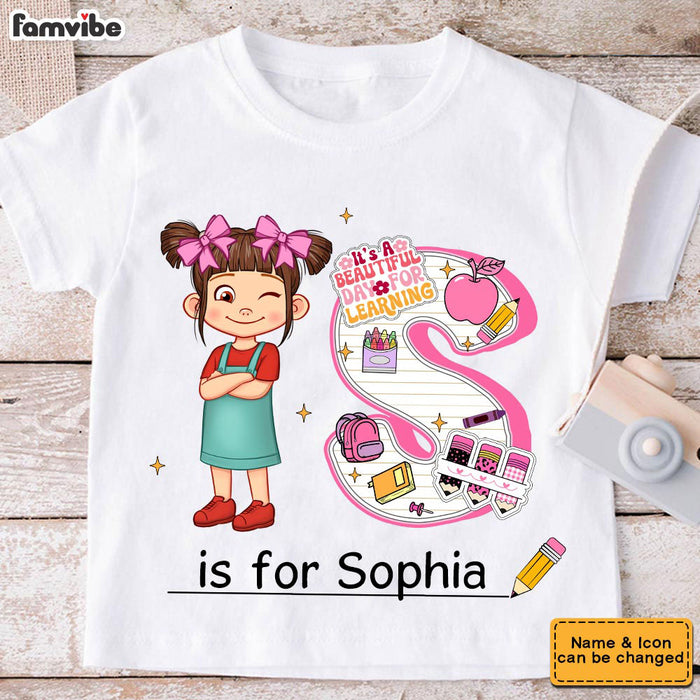 Personalized Gift For Kid Girl Alphabet Doodle Name Kid T Shirt - Kid Hoodie - Kid Sweatshirt 34882 1