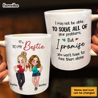 Personalized Friends Sisters To My Bestie Mug 34883 thumb 1