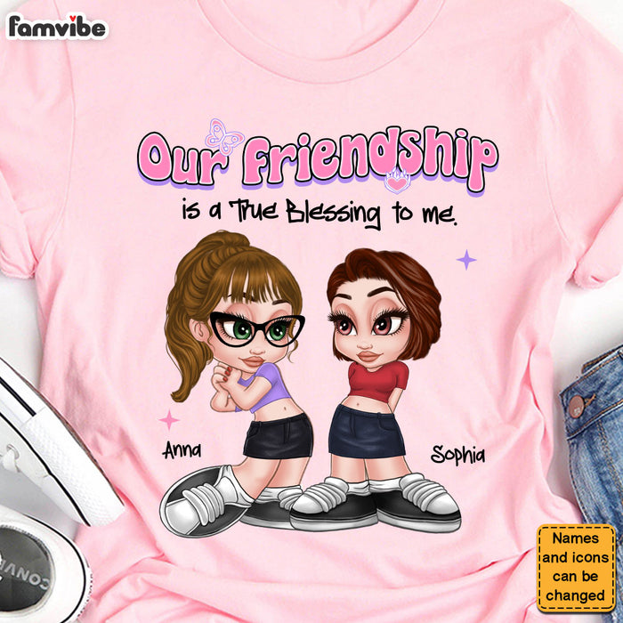 Personalized Our Friendship Is True Blessing Shirt - Hoodie - Sweatshirt 34885 1