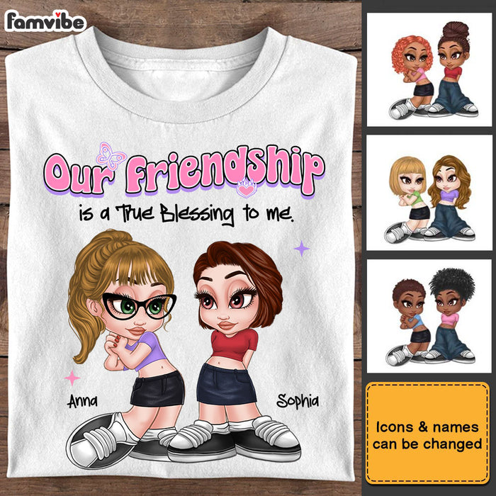 Personalized Our Friendship Is True Blessing Shirt - Hoodie - Sweatshirt 34885 1