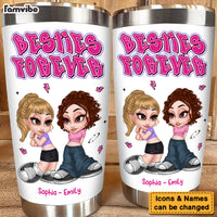 Personalized Besties Forever Y2K Custom Steel Tumbler 34889 thumb 1