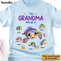 Personalized Gift For Grandma Turtle Shirt - Hoodie - Sweatshirt 34904 thumb 1
