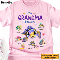 Personalized Gift For Grandma Turtle Shirt - Hoodie - Sweatshirt 34904 thumb 1