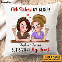 Personalized Gift For Friends Sisters By Heart Pillow 34911 thumb 1