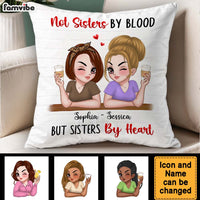 Personalized Gift For Friends Sisters By Heart Pillow 34911 thumb 1