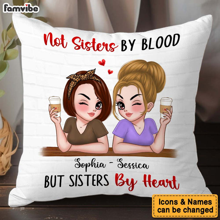 Personalized Gift For Friends Sisters By Heart Pillow 34911 1