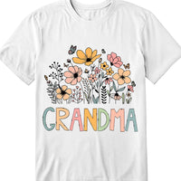 Gift For Grandma Wildflower Shirt - Hoodie - Sweatshirt 34917 thumb 1