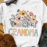 Gift For Grandma Wildflower Shirt - Hoodie - Sweatshirt 34917 thumb 1