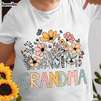 Gift For Grandma Wildflower Shirt - Hoodie - Sweatshirt 34917 thumb 1