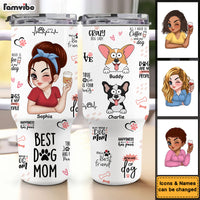 Personalized Gift For Dog Mom 40oz Tumbler With Straw 34925 thumb 1