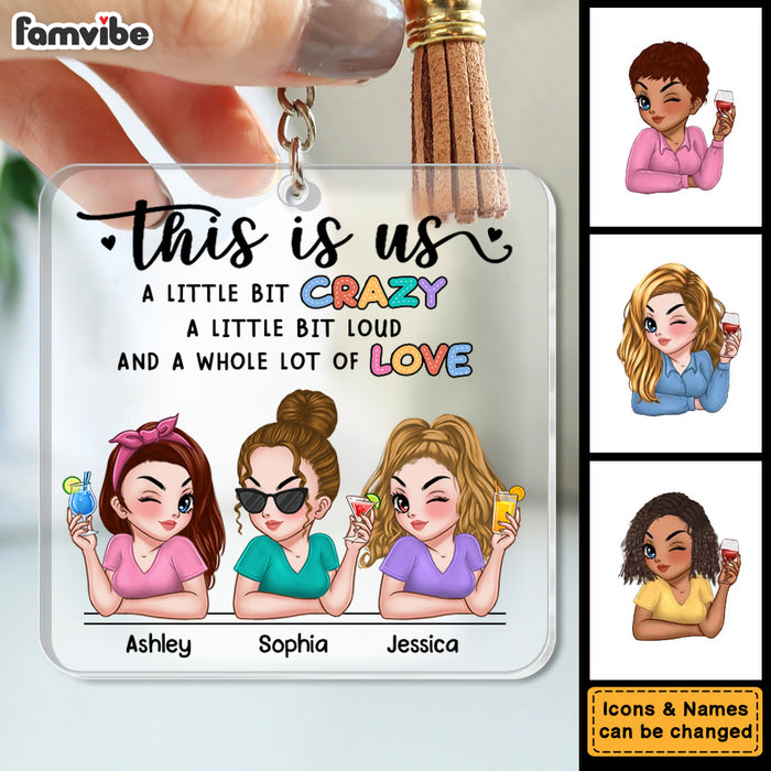 Personalized Gift For Friends Sisters This Is Us Acrylic Keychain 34942 1