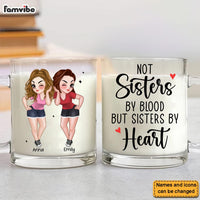 Personalized Gift For Friends Sisters By Heart Glass Mug 34950 thumb 1