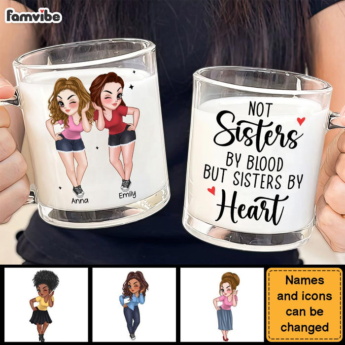 Personalized Gift For Friends Sisters By Heart Glass Mug 34950 1