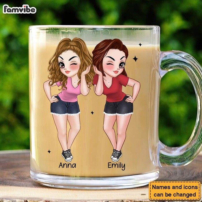 Personalized Gift For Friends Sisters By Heart Glass Mug 34950 1
