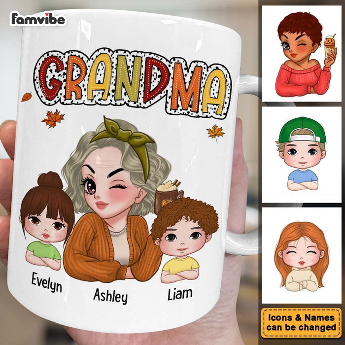Personalized Gift For Grandma Fall Mug 34962 1