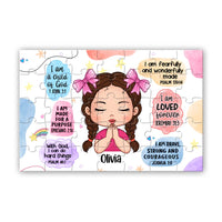 Personalized Gift For Kid Girl Christian Affirmations Puzzle 34966 thumb 1