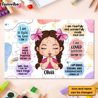 Personalized Gift For Kid Girl Christian Affirmations Puzzle 34966 thumb 1