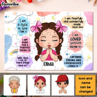 Personalized Gift For Kid Girl Christian Affirmations Puzzle 34966 thumb 1