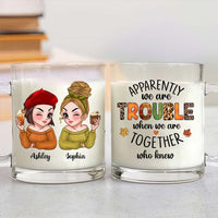 Personalized Gift For Friends Besties We Are Together Who Knew Glass Mug 34982 thumb 1