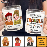 Personalized Gift For Friends Besties We Are Together Who Knew Glass Mug 34982 thumb 1